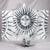 Black White Sun and Moon Hooded Blanket