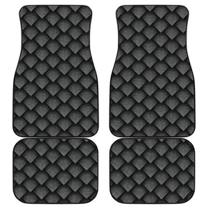 Carbon Style Front And Back Car Mats (Set Of 4) - Freedom Look