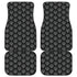 Carbon Style Front And Back Car Mats (Set Of 4)