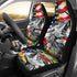 Fishing Big Fish US Flag - Set of 2 Universal Front Car Seat Covers Protection