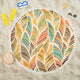 Colorful Abstract Beach Blanket Camping Picnic Portable Outdoor Blanket