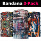 Street Art Paint Set - Bandana 3 Pack - Mask