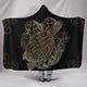 Golden Sea Turtle Hooded Blanket - Freedom Look