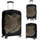 Golden Sea Turtle Luggage Cover - Freedom Look