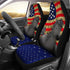 Horse USA Flag - Set of 2 Universal Front Car Seat Covers Protection Decoration