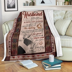 My Husband Anniversary Gift Premium Blanket