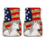 White Horse USA Flag - Universal Front and Back Car Mats Gift (Set of 2 or 4)