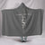 Faith Gray Hooded Blanket