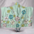 Peace Lotus Dragonfly Hooded Blanket