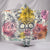 Pastel Sugar Skull II Hooded Blanket