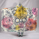 Pastel Sugar Skull II Hooded Blanket