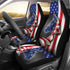 Horse USA Flag Car Seat Covers Set of 2 Protection Decoration