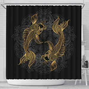 Pisces (Fish) Zodiac Shower Curtain