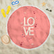 Love Beach Blanket Camping Picnic Portable Outdoor Blanket