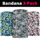 Funky Patterns Colorful Set  - Bandana 3 Pack