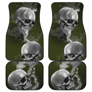 Sugar Skull Skeleton - Universal Front Car Mats Gift (Set of 4)