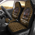 Doxie, Dachshund Dog Hearts Brown Car Seat Covers