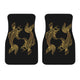 Golden Pisces Zodiac Front Car Mats (Set Of 2) - Freedom Look