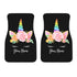Personalized Unicorn Front Car Mats (Set Of 2)