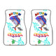 Autism Awareness Personalized Shark Front and Back Car Mats Gift (Set of 2 or 4)