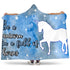 Be A Unicorn Hooded Blanket