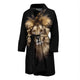 Lion Head Men's Bath Robe Housecoat Wrapper for Birthday Christmas Gift