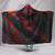 Black and Red Skull Hooded Blanket