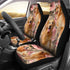 Golden Retriever Dog Gift - Seat of 2 Front Car Seat Covers