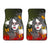 Sugar Skull Orange Butterfly - Universal Front Car Mats Gift (Set of 2)