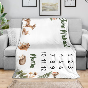 Blanket-woodland animals 2