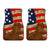 Brown Horse USA Flag - Front and Back Car Mats Gift (Set Of 2)