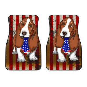 Basset Dog Hound - Universal Front Car Mats Gift (Set of 2)