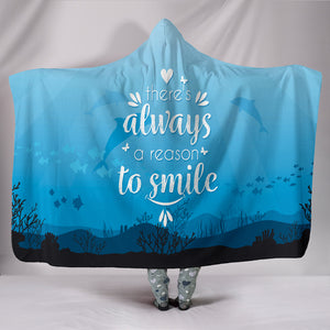 Smile Hooded Blanket