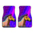 Watercolor Purple Horse - Universal Front and Back Car Mats Gift (Set of 2 or 4)