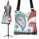 Pretty Wild Red Blue Paisley BOHO Crossbody Bag