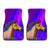 Watercolor Purple Horse - Universal Front and Back Car Mats Gift (Set Of 2)