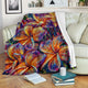 Bold Floral Beach Blanket Camping Picnic Portable Outdoor Blanket