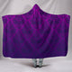 Purple Paisley Hooded Blanket