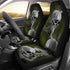 Sugar Skull Skeleton - Set of 2 Universal Front Car Seat Covers Protection