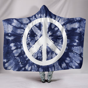 Peace Mandala Hooded Blanket