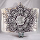 HandCrafted Lotus Flower Hooded Blanket