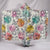 Pastel Sugar Skull Hooded Blanket