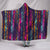 Multicolor Boho Hooded Blanket