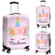 Madisen - Personalized Unicorn Luggage Cover