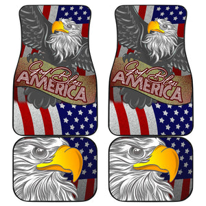 USA Eagle Bird - Universal Front and Back Car Mats Gift (Set of 2 or 4)
