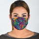 Boho Feather Face Mask with Filters