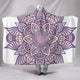HandCrafted Lotus Mandala Hooded Blanket