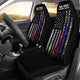 Firefighter - No One Fights Alone Car Seat Cover
