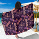 Purple Dragonflies Beach Sarong Lightweight Purple Dragonflies Sarong Scarf Blanket