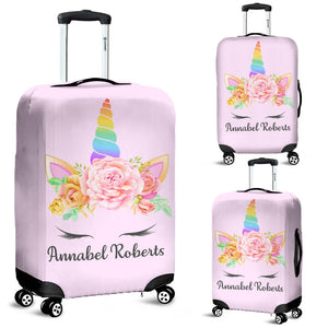 Personalized Unicorn Luggage Cover - Annabel Roberts